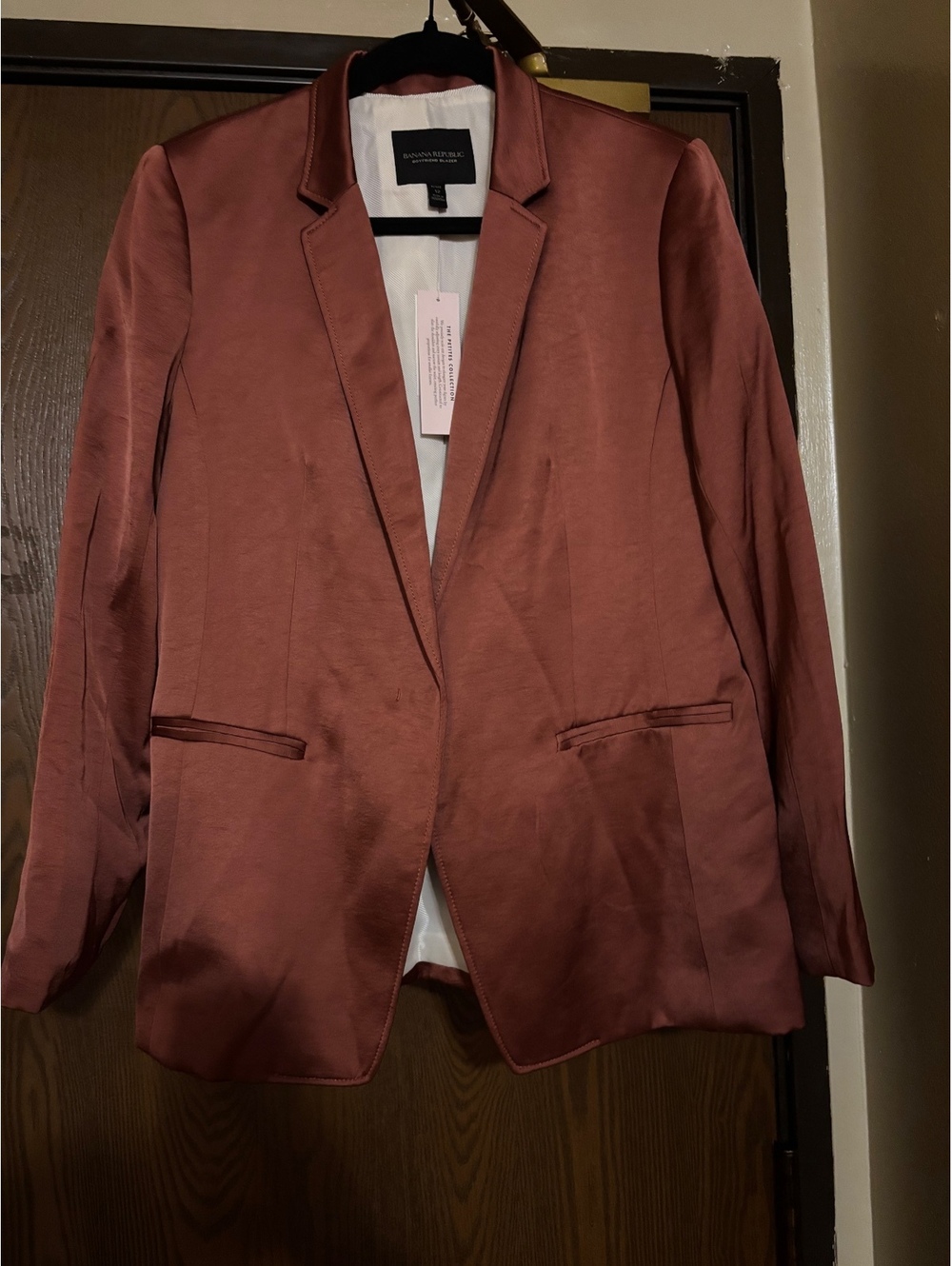 NWT Banana Republic Rust Fall Preppy Professional Workwear Boyfriend Blazer